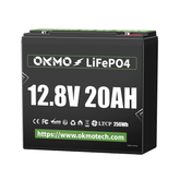 OKMO 12V 20Ah LiFePO4 Lithium Battery 4000+ Deep Cycles for UPS Kayak Fish Finder
